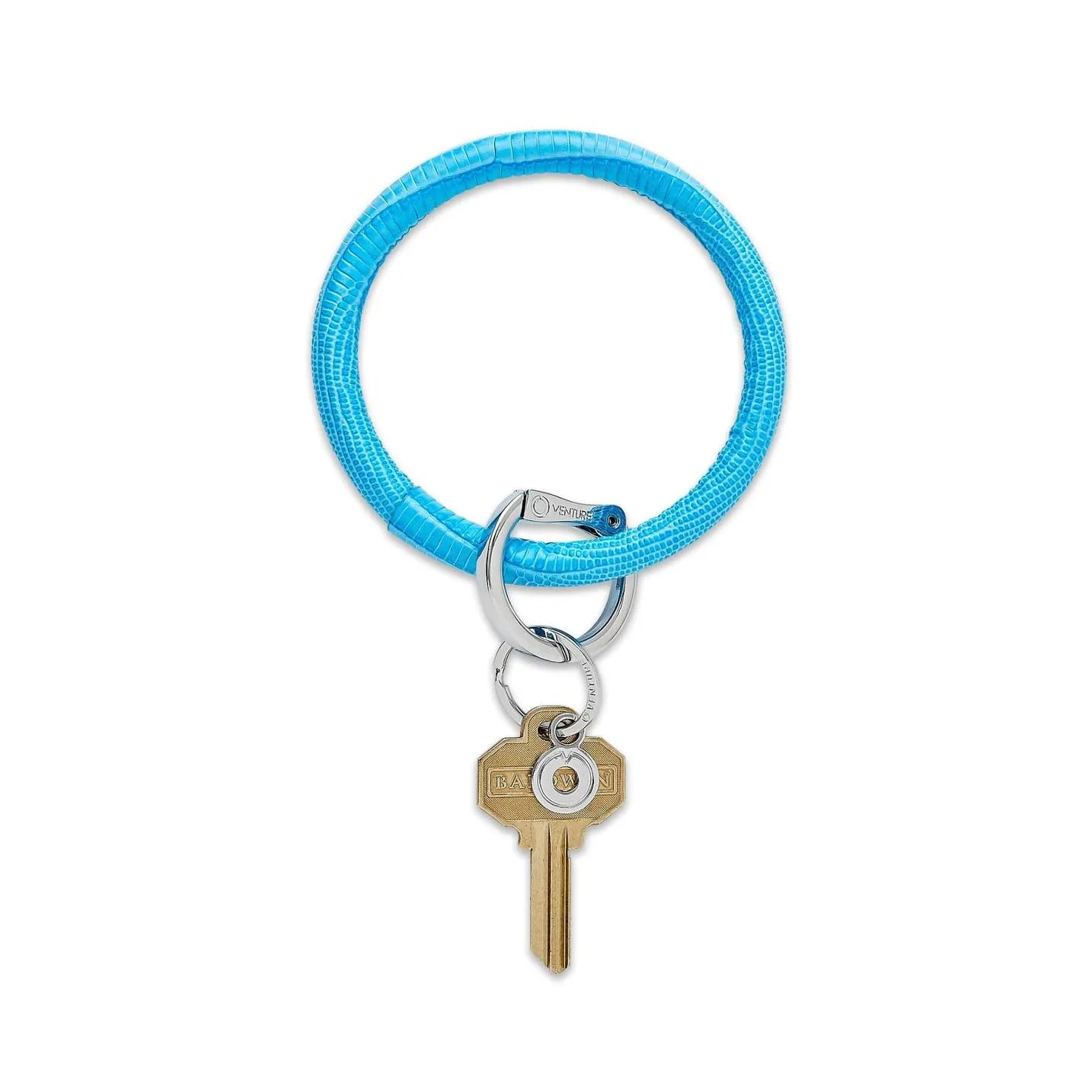 Leather Big O Keyring | Bright