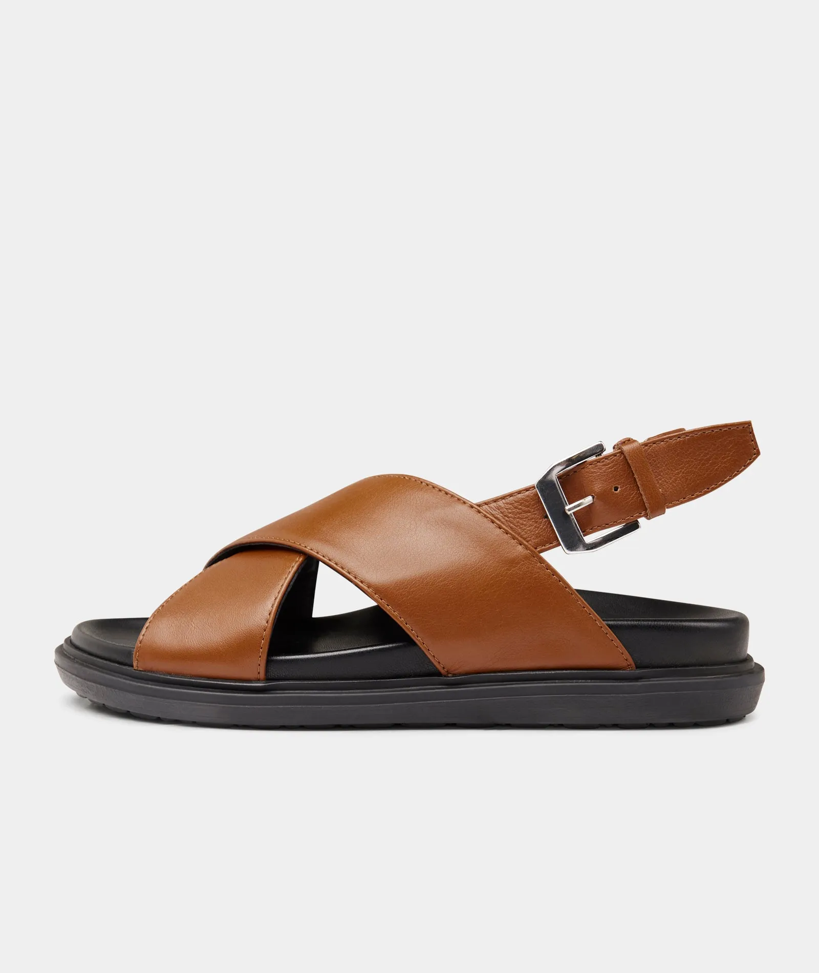 Lola Sandal - Cognac Leather
