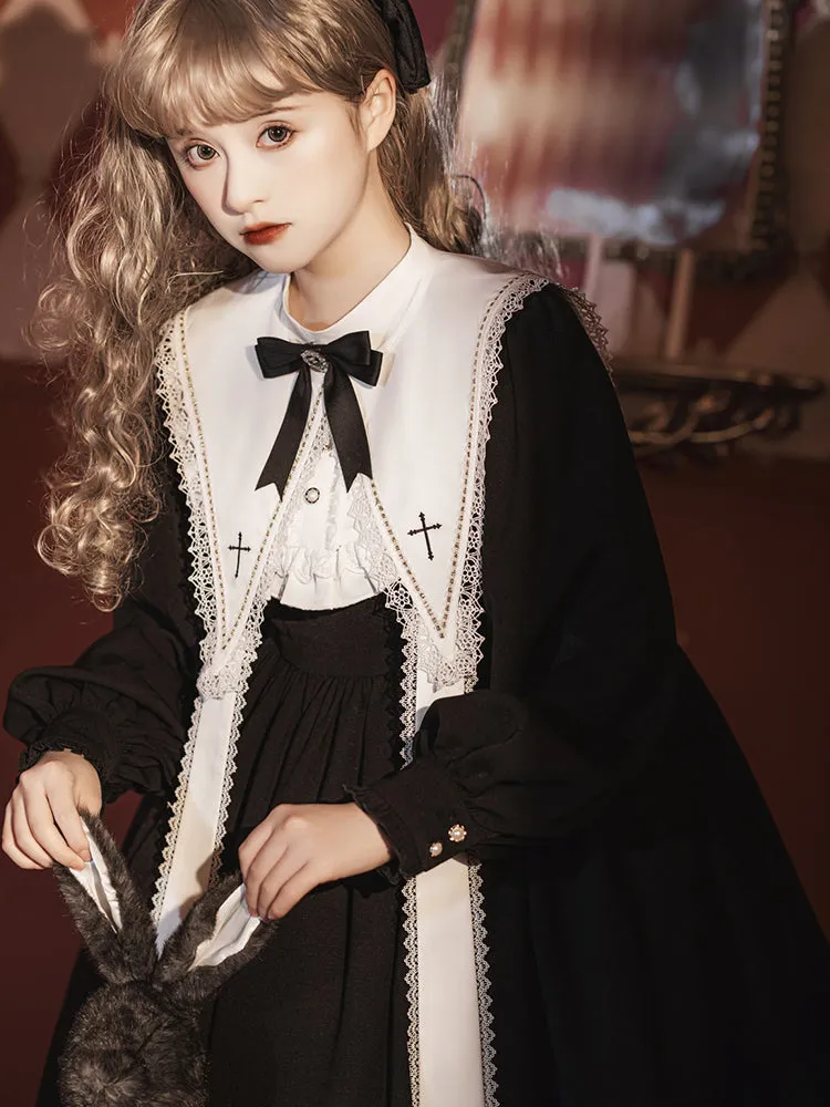 Lolita Halloween Classic Elegant Nun Dress   yc28146