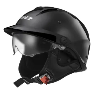 LS2 Rebellion Motorcycle Half-Helmet - Solid Colors
