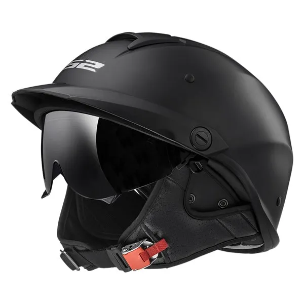 LS2 Rebellion Motorcycle Half-Helmet - Solid Colors