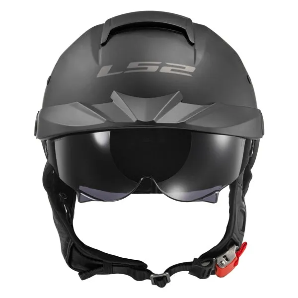 LS2 Rebellion Motorcycle Half-Helmet - Solid Colors