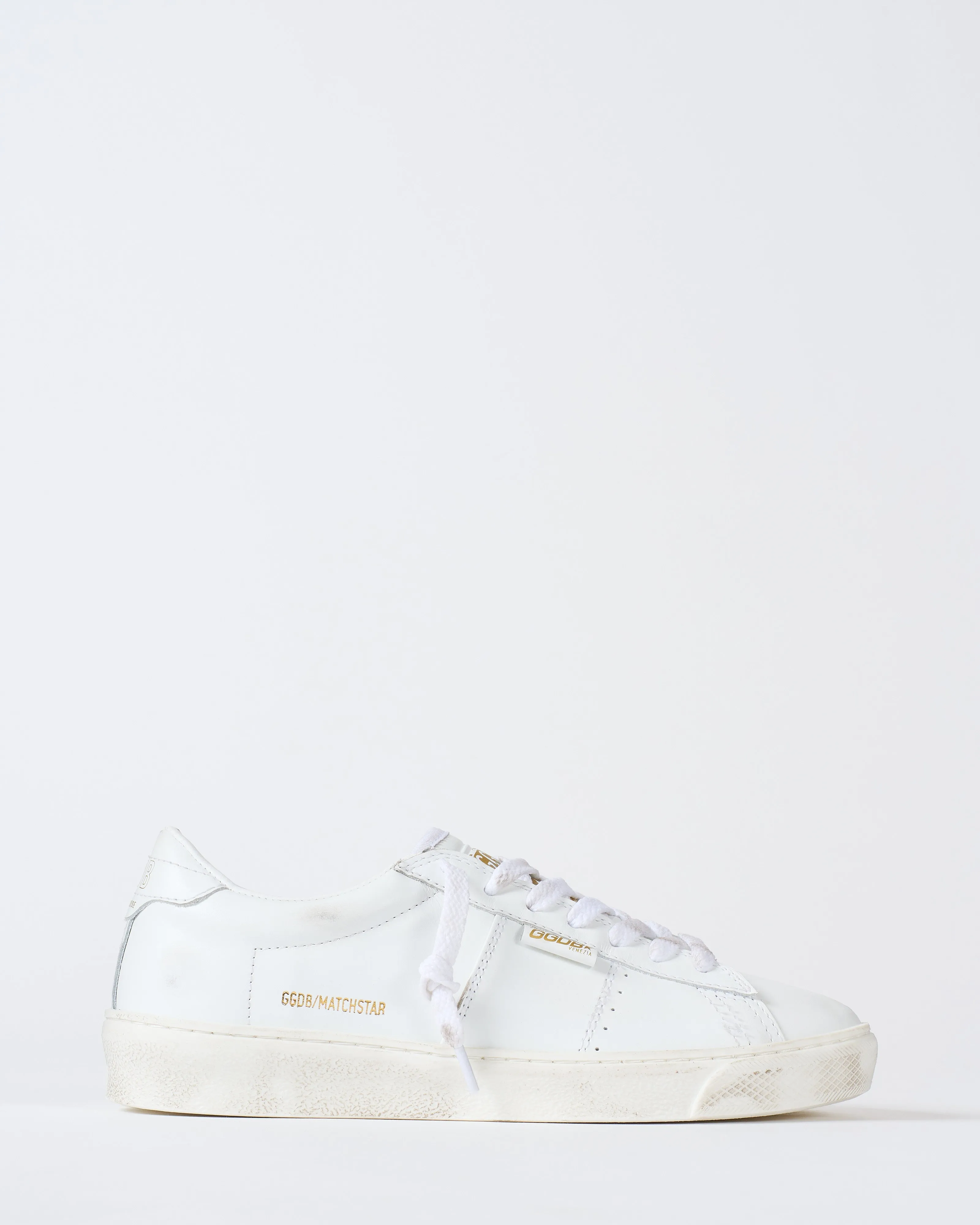 matchstar shiny leather upper and heel