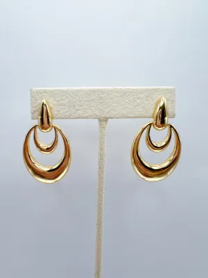 Metallic Door Knock Earrings