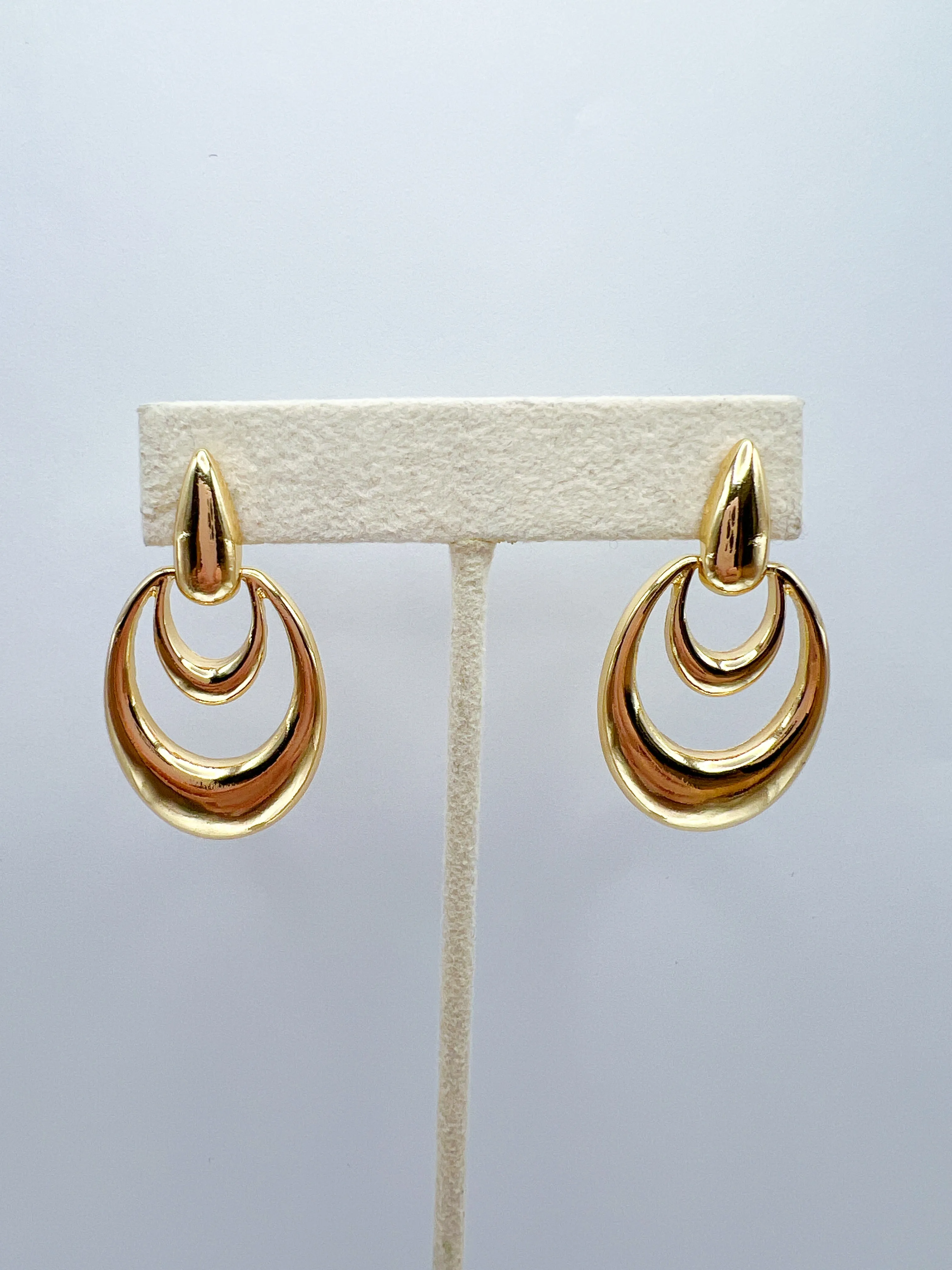 Metallic Door Knock Earrings