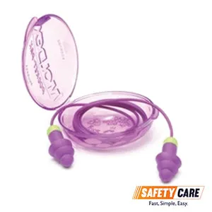 MOLDEX ROCKET EARPLUG CORDED WITH CASE, NRR 27(50prs)