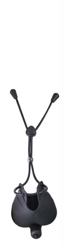 My  Ring Vibrating Scrotum Pouch & Cinch -  Black