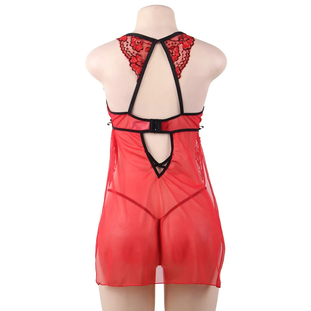 New Elegant Lace Sexy Babydoll