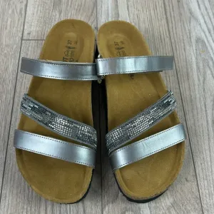 New nwot Naot Columbus Gray Slide Sandals 37 6