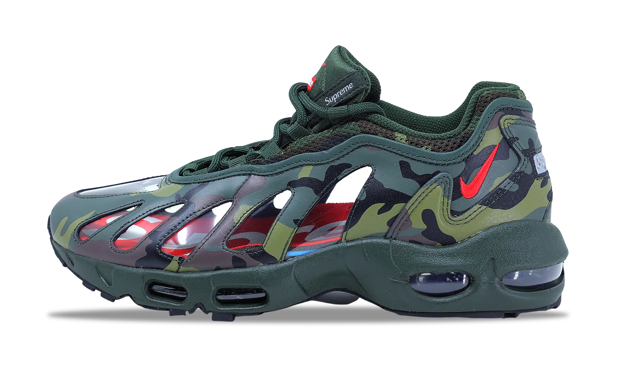 Nike Air Max 96 x Supreme Camo 2021 (CV7652-300) Men Size 8-10