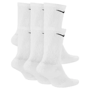 Nike - Everyday Plus Cushioned Crew Socks 6 Pack White