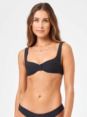 Off the Grid Nikita Top in Black