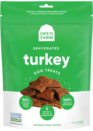 Open Farm Dehydrated Turkey Dog Treats