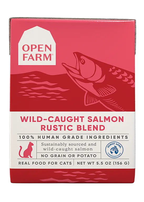 Open Farm Wild-Caught Salmon Rustic Blend Wet Cat Food