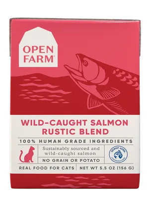 Open Farm Wild-Caught Salmon Rustic Blend Wet Cat Food