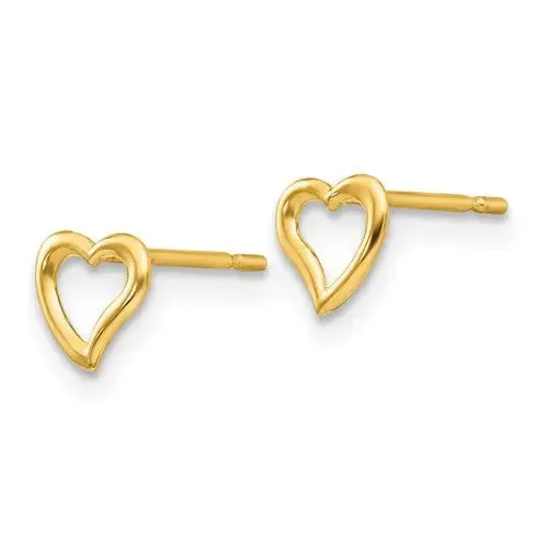 Open Heart Children's Earrings