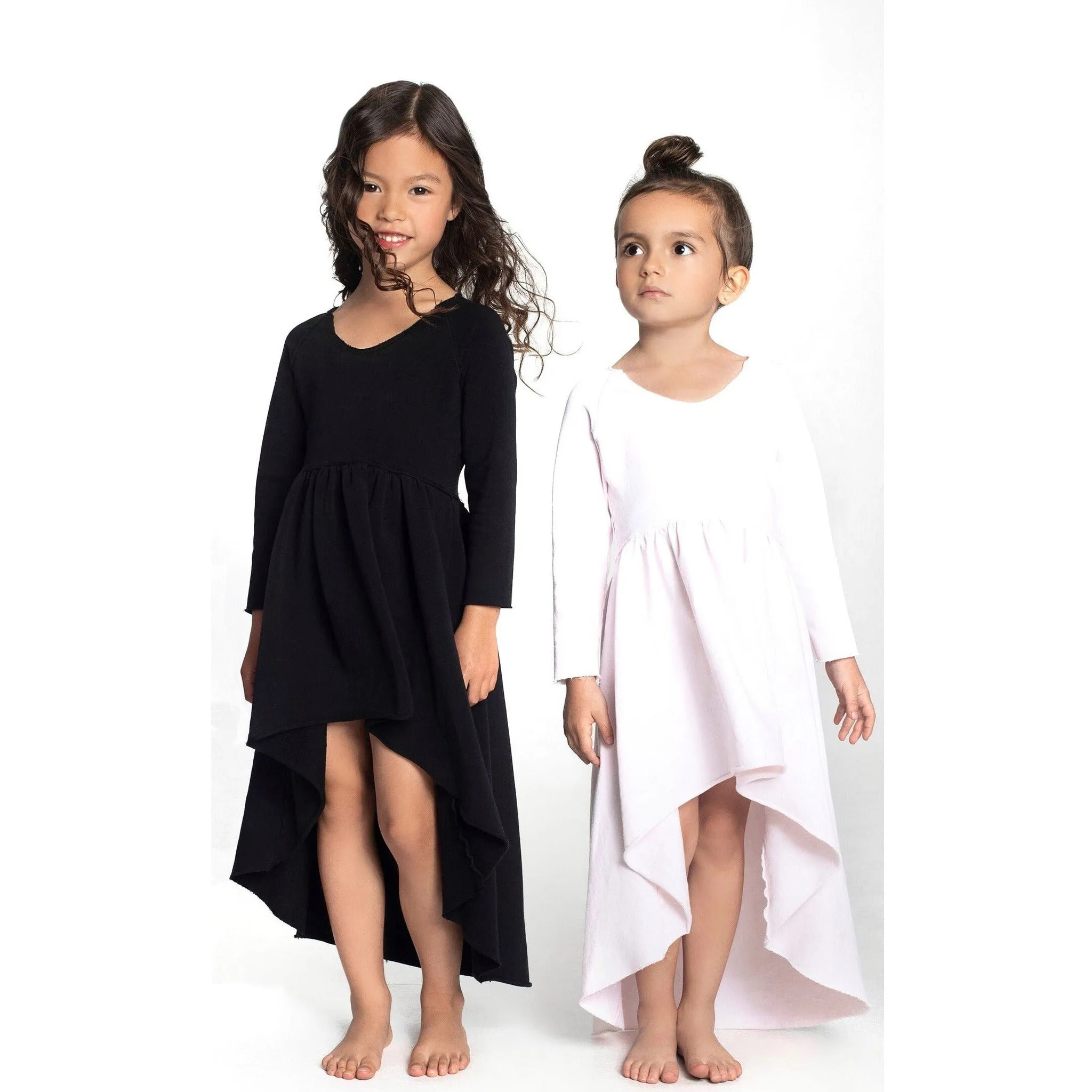Organic Giselle Dress Long Sleeve Pink