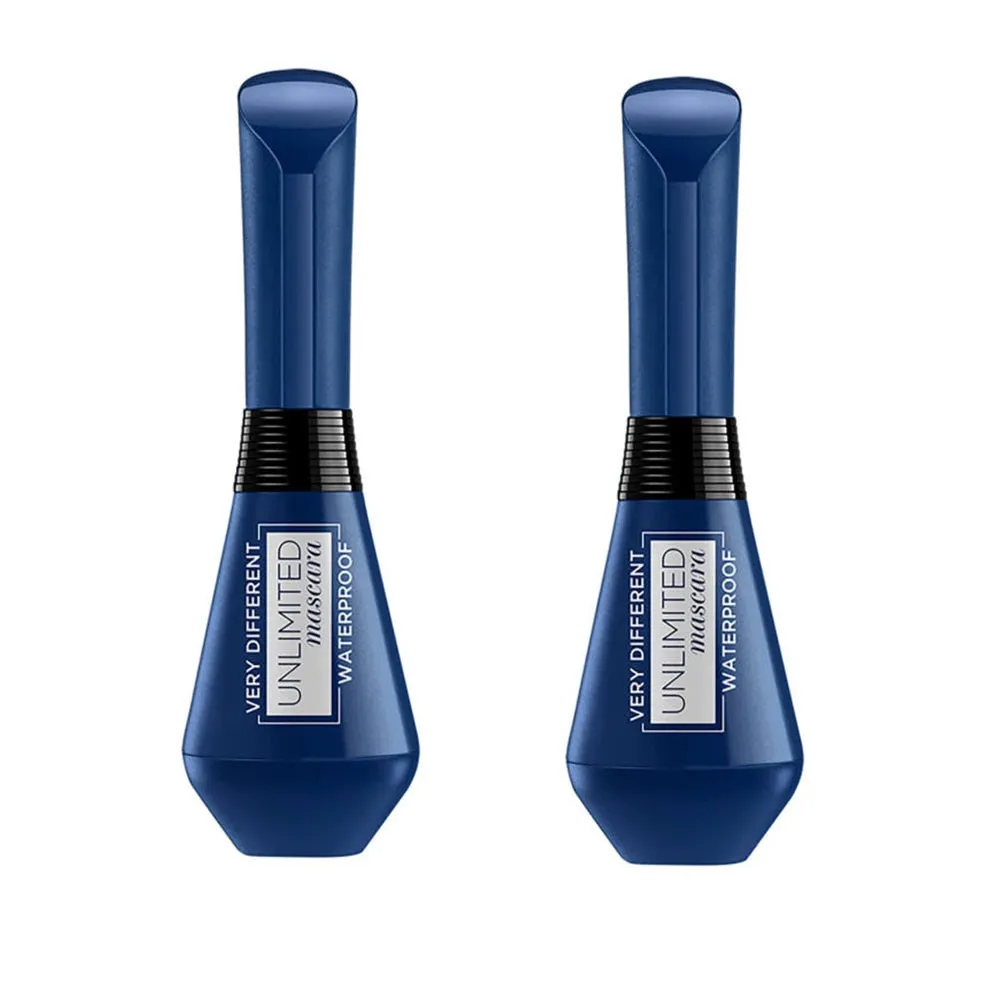 Pack of 2 L'Oreal Paris Unlimited Lash Lifting and Lengthening Waterproof Mascara, Blackest Black # 240