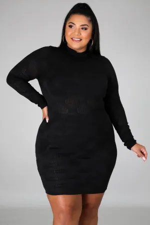 Party Time Dress - Black - FINAL SALE