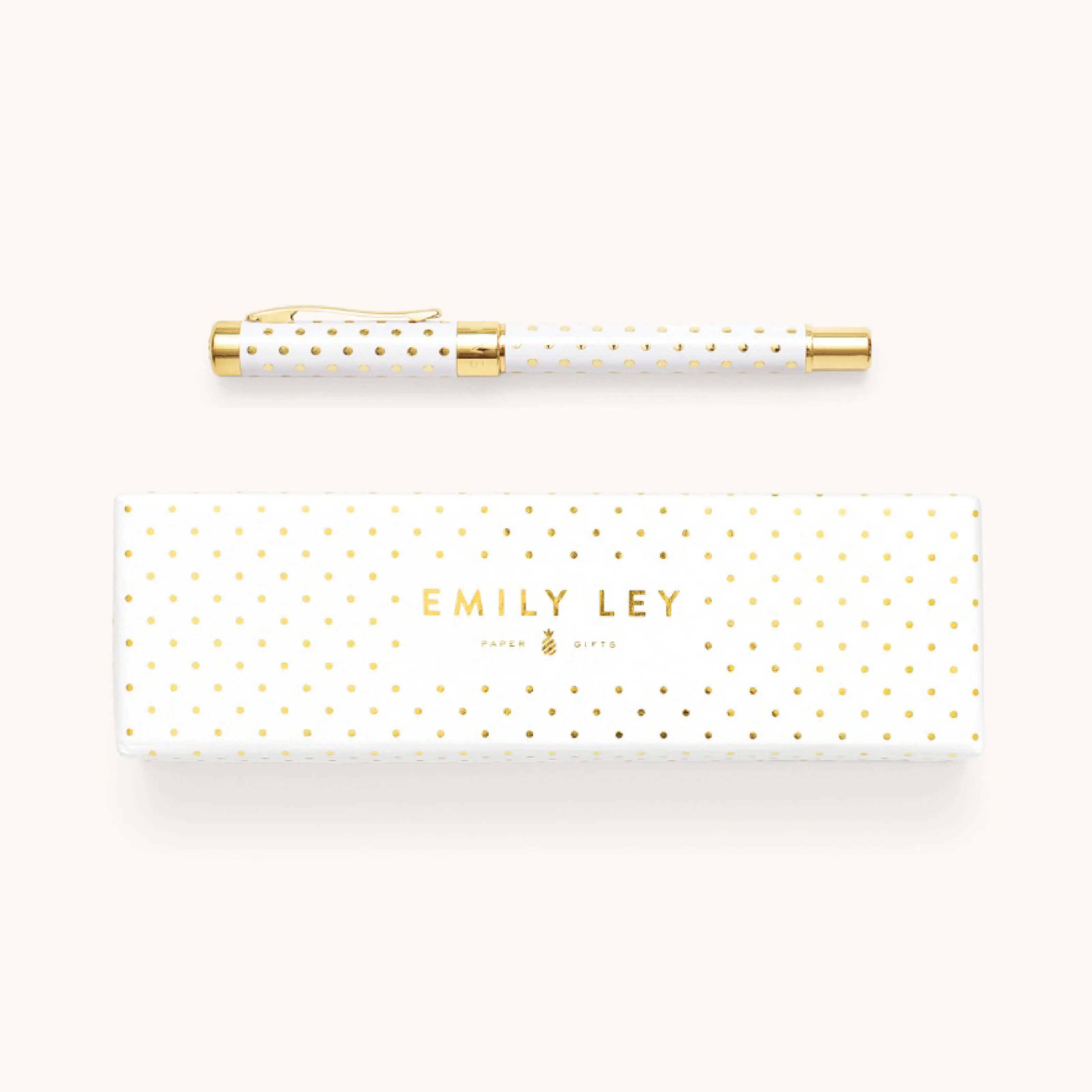 Pen - Gold Dot