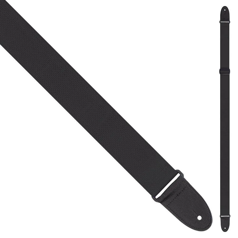 Perri's Polyester Pro Guitar Strap ~ Black