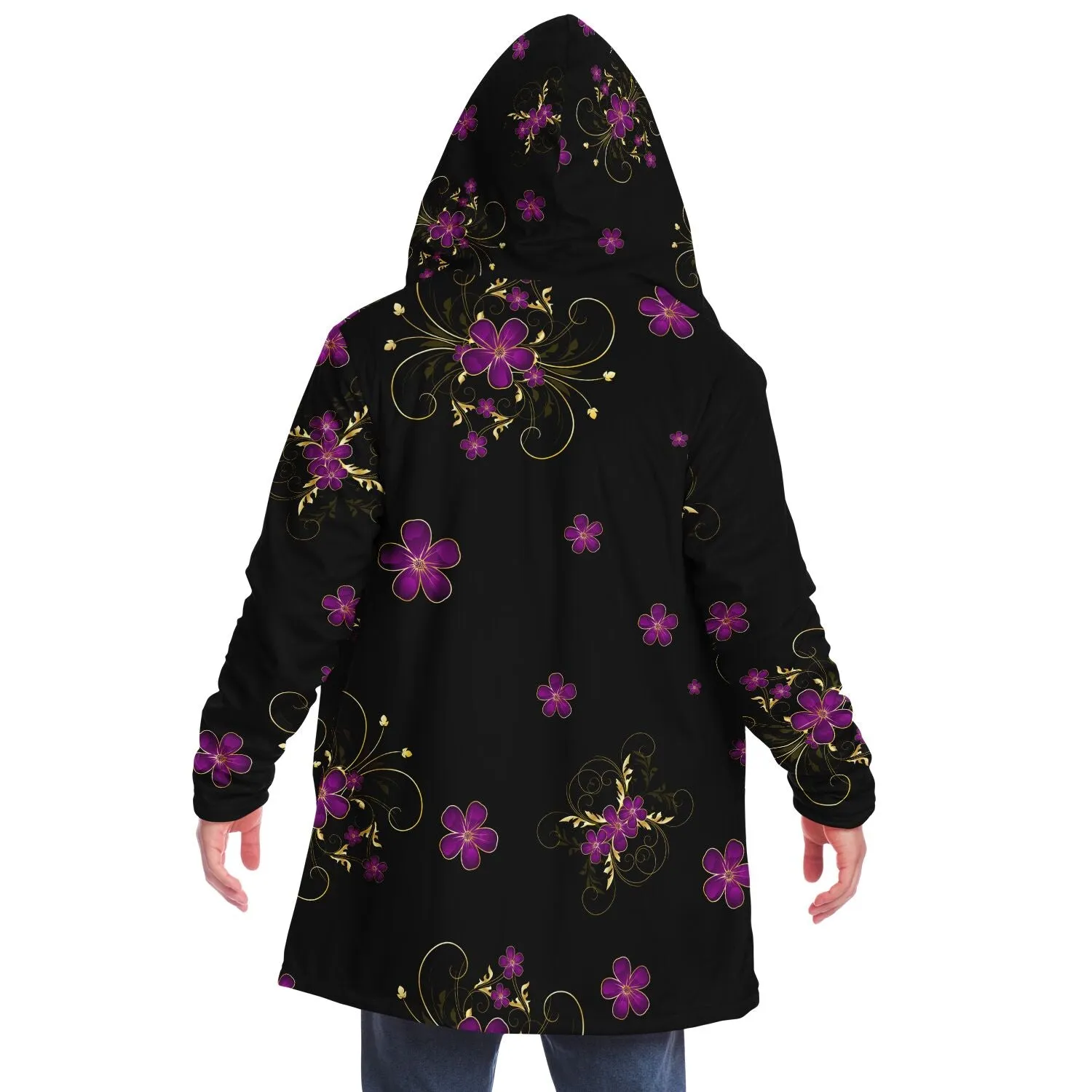 Pink Elegant Floral Cloak - Custom