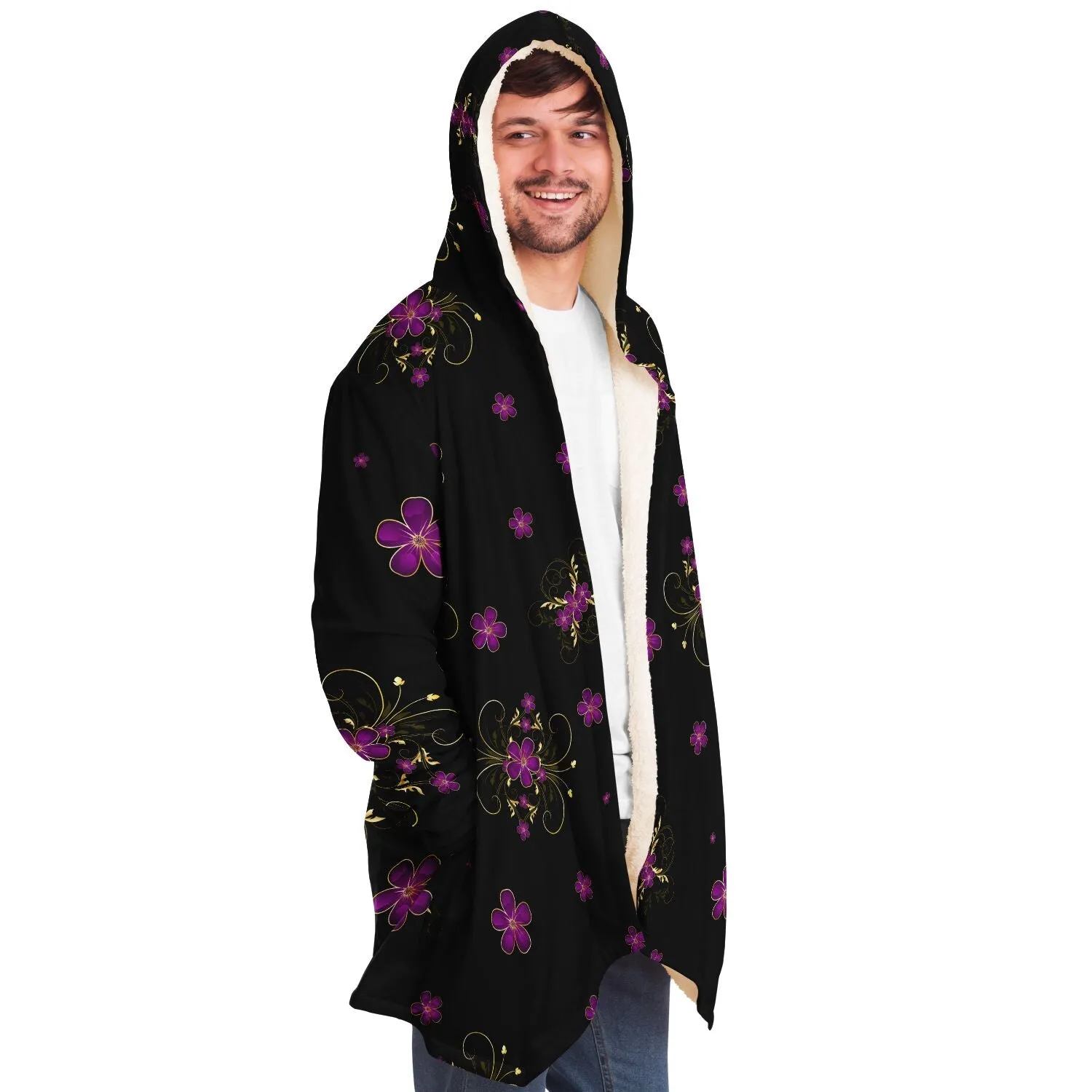 Pink Elegant Floral Cloak - Custom
