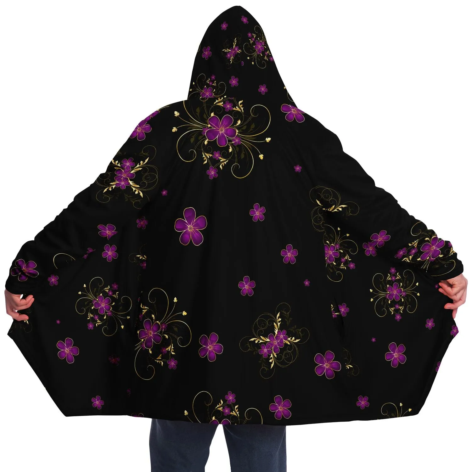 Pink Elegant Floral Cloak - Custom