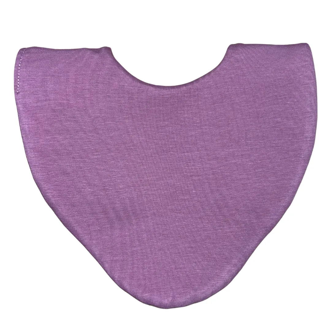 Plum Waterproof Dribble Bib