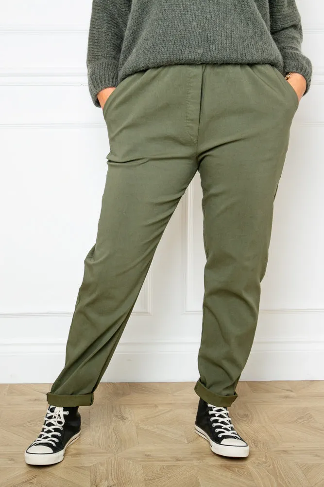 Plus Size Stretch Trousers