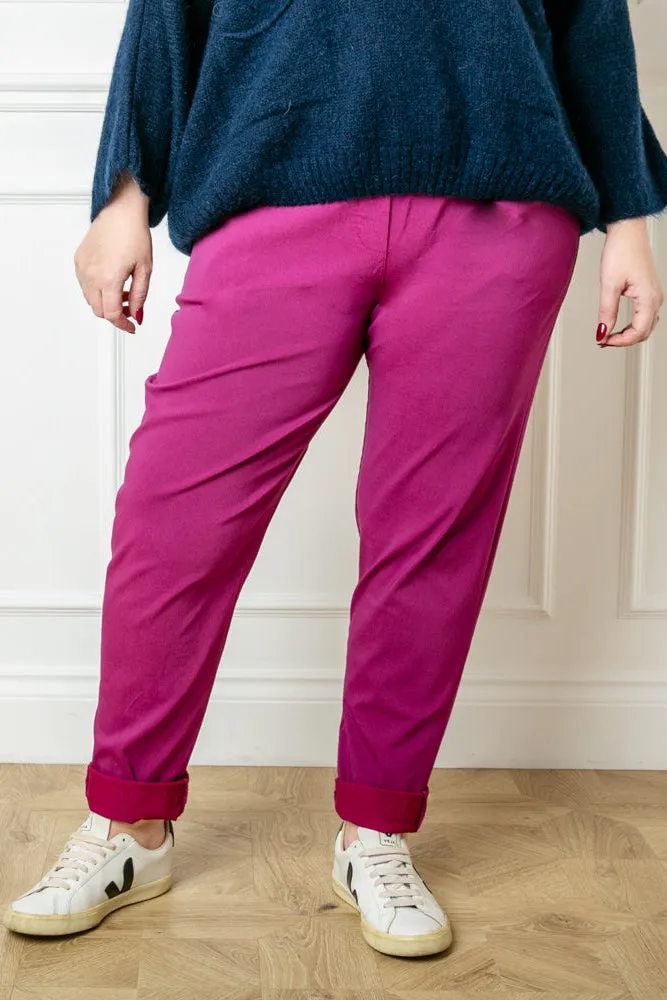 Plus Size Stretch Trousers
