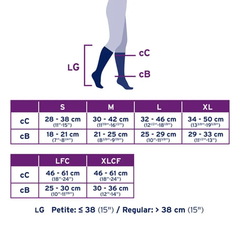 PR/1  JOBST MEDICAL LEG WEAR, UNISEX, KNEE HIGH, 20-30MMHG, SM, BEIGE, OPEN TOE