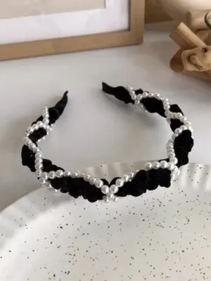Prim and Proper Elegant Black Headband