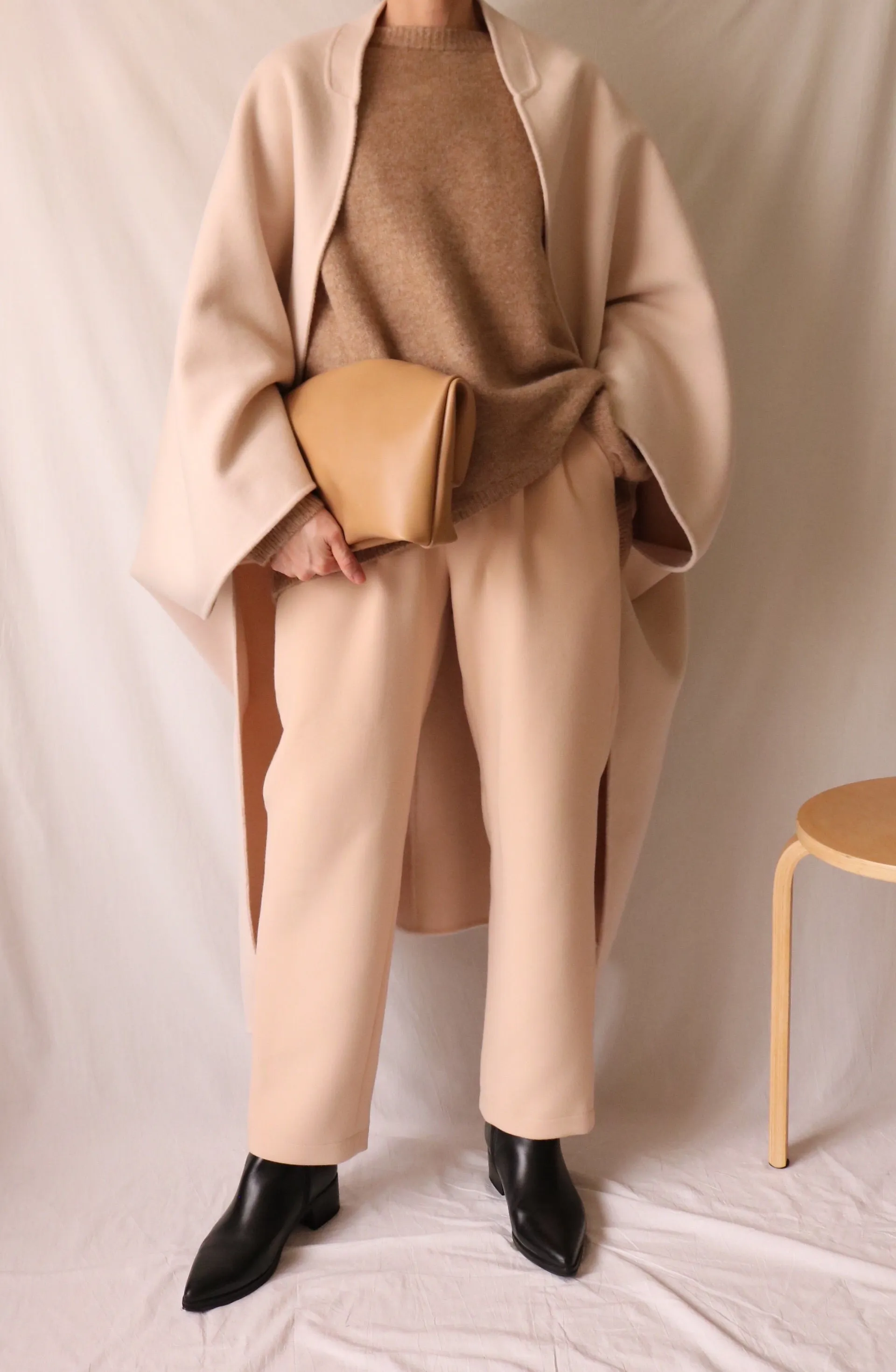 Privé poncho (cropped sleeves)