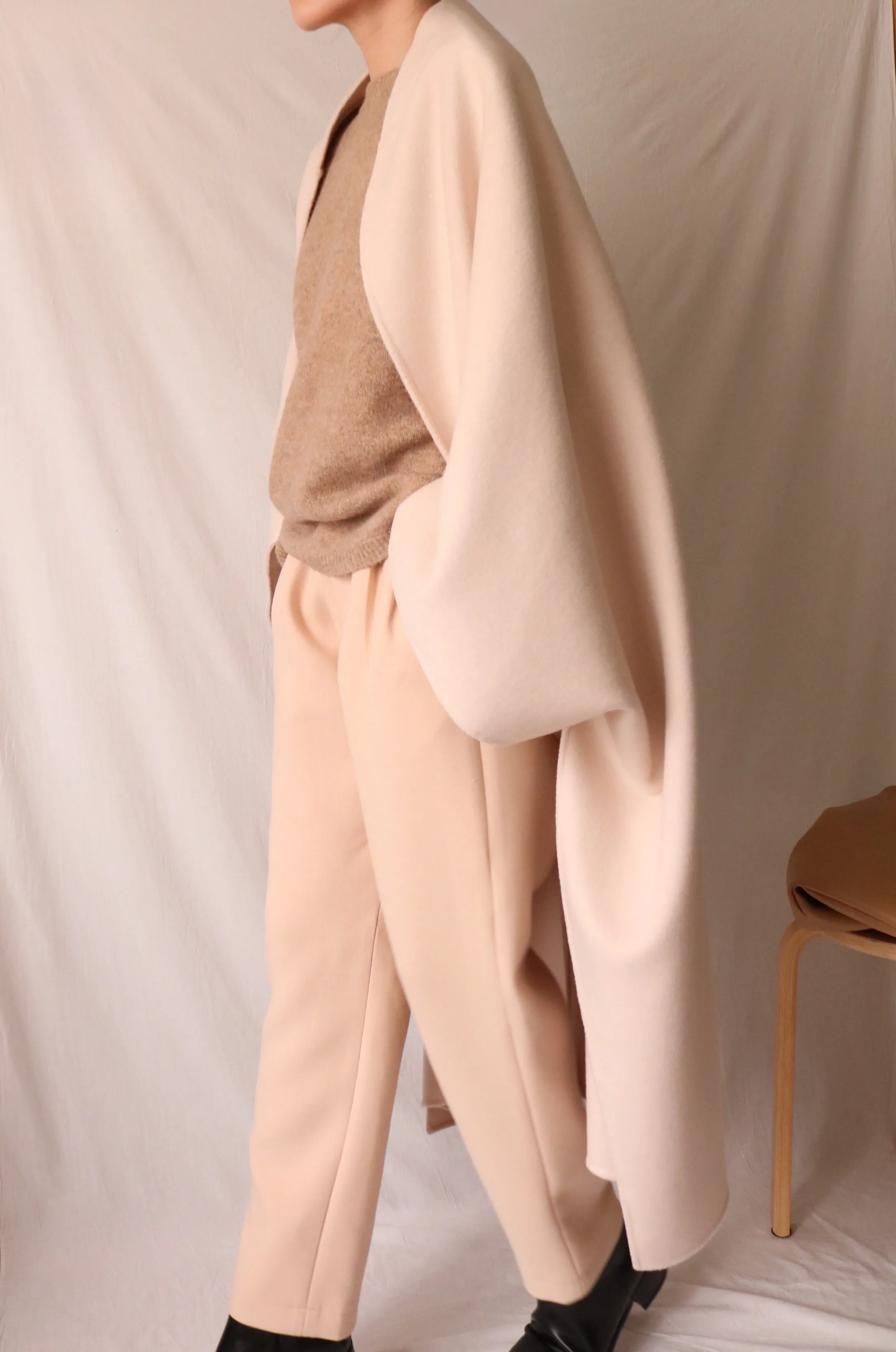 Privé poncho (cropped sleeves)
