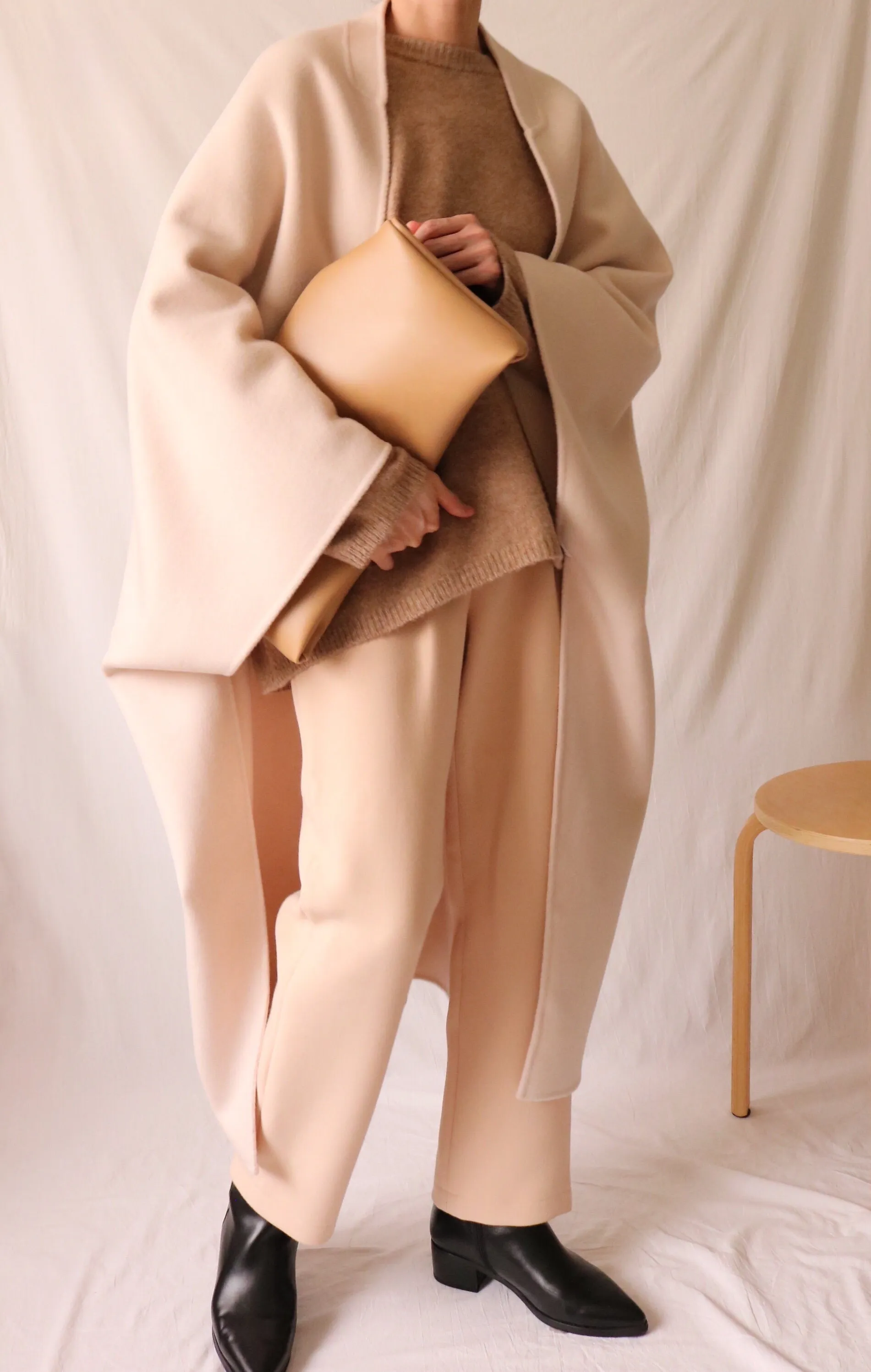 Privé poncho (cropped sleeves)