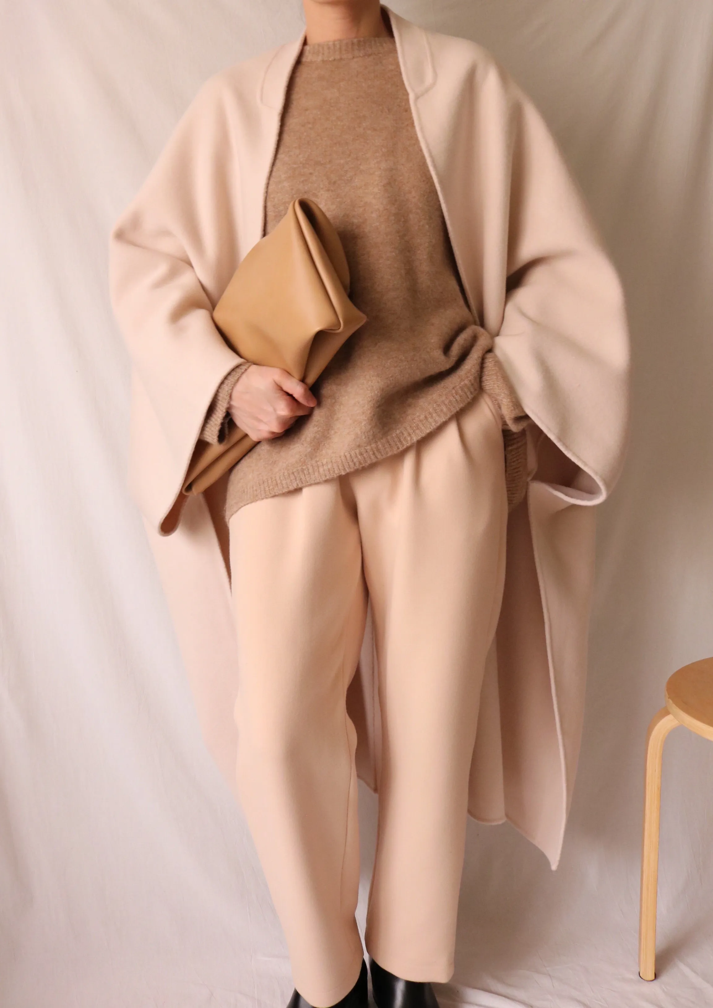 Privé poncho (cropped sleeves)