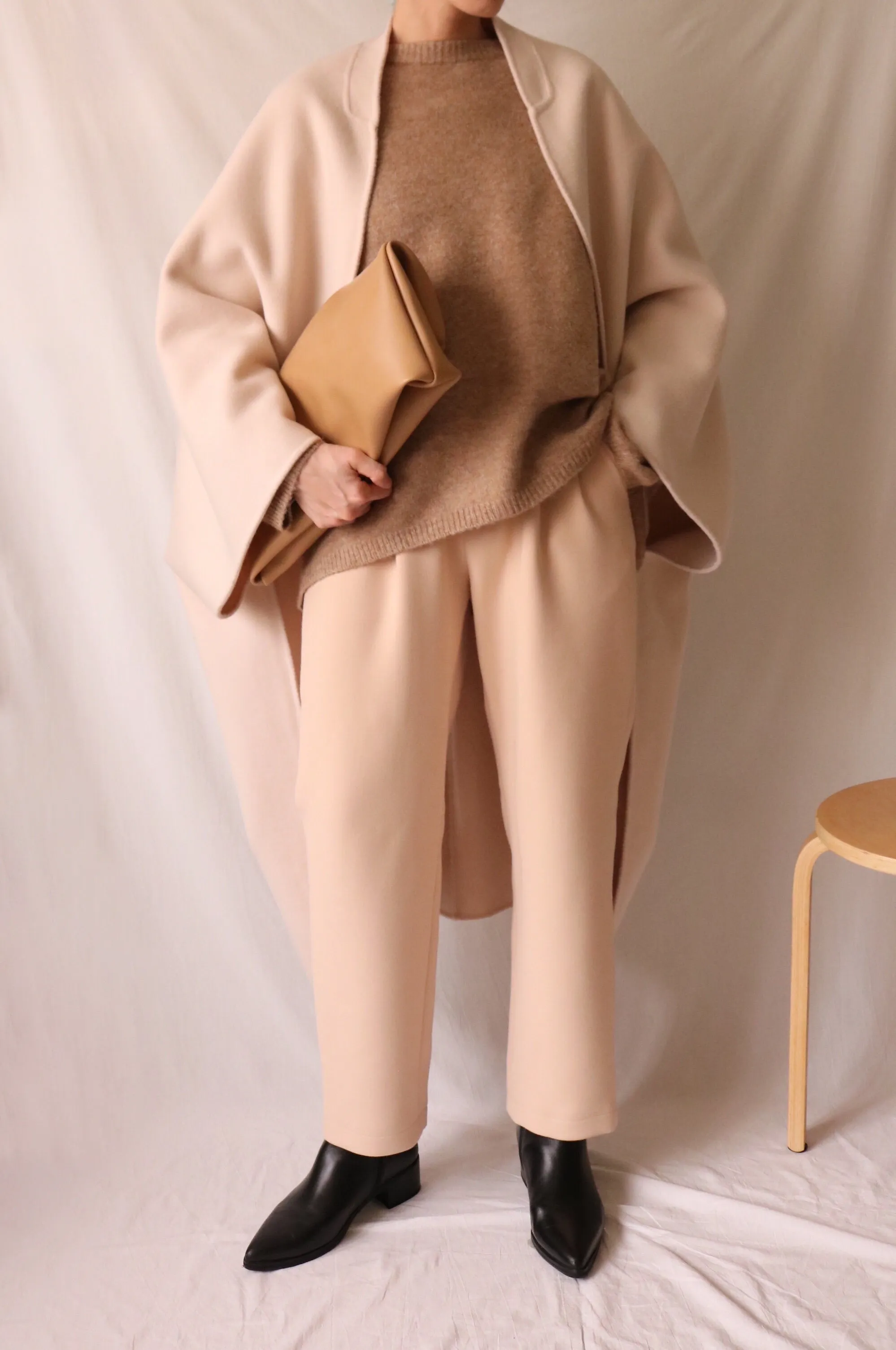 Privé poncho (cropped sleeves)