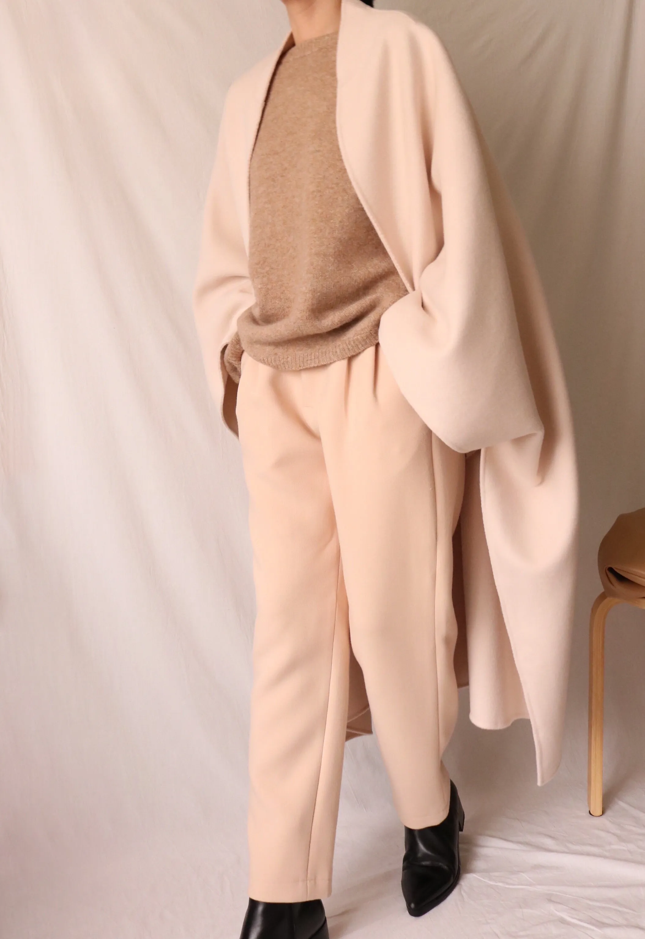 Privé poncho (cropped sleeves)