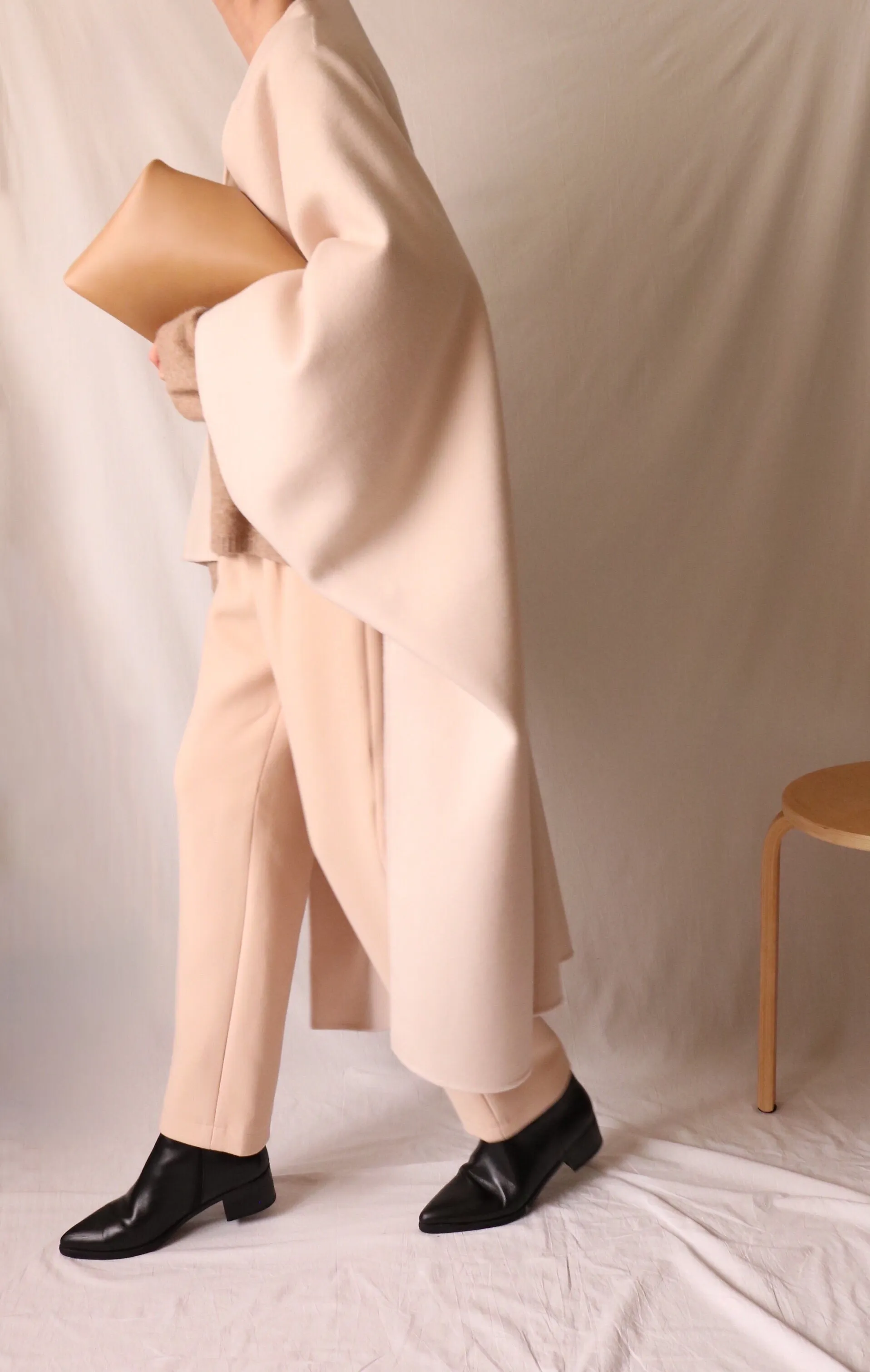 Privé poncho (cropped sleeves)