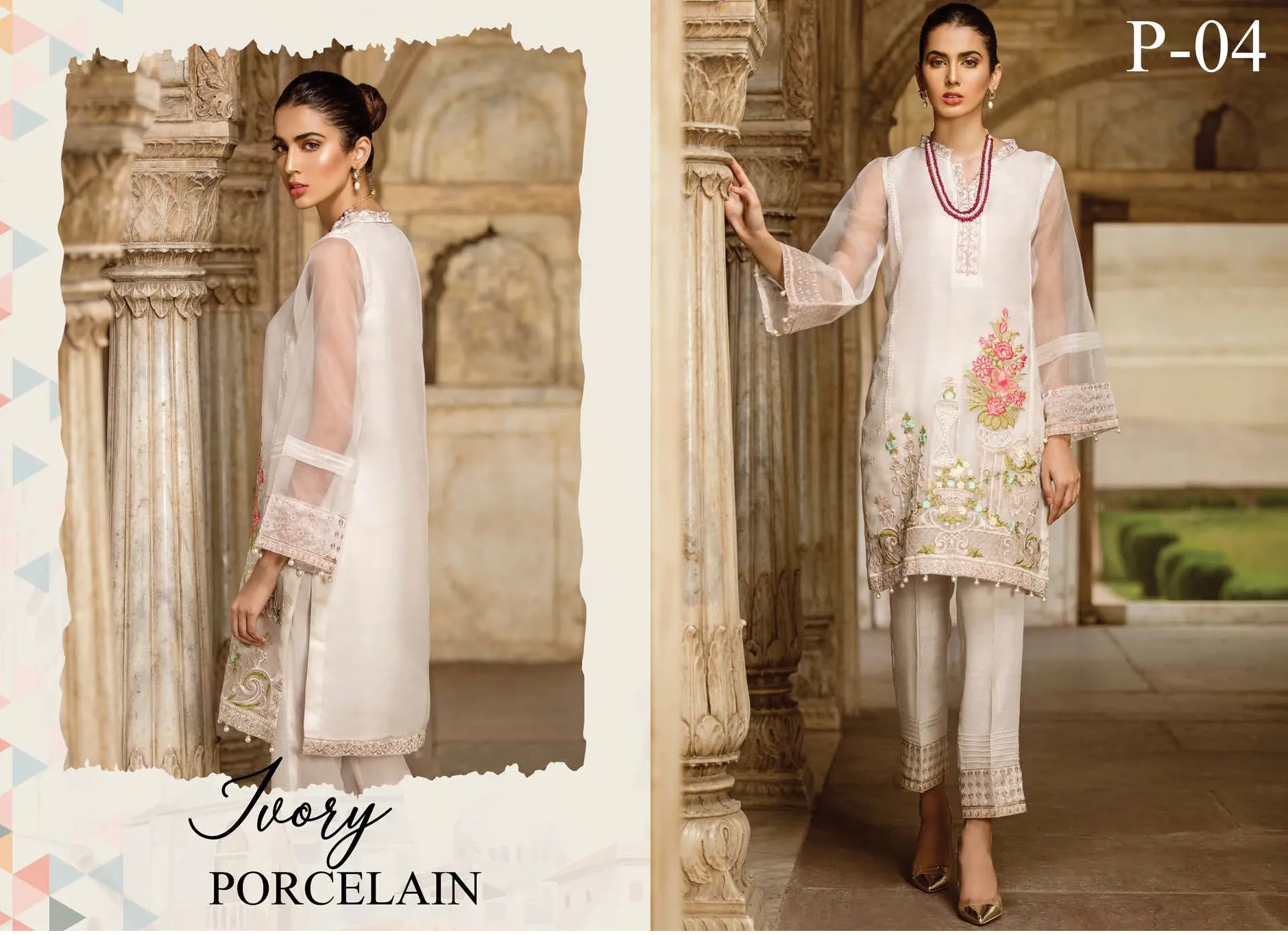 Ready to wear Elegant Ivory Porcelain # R2016