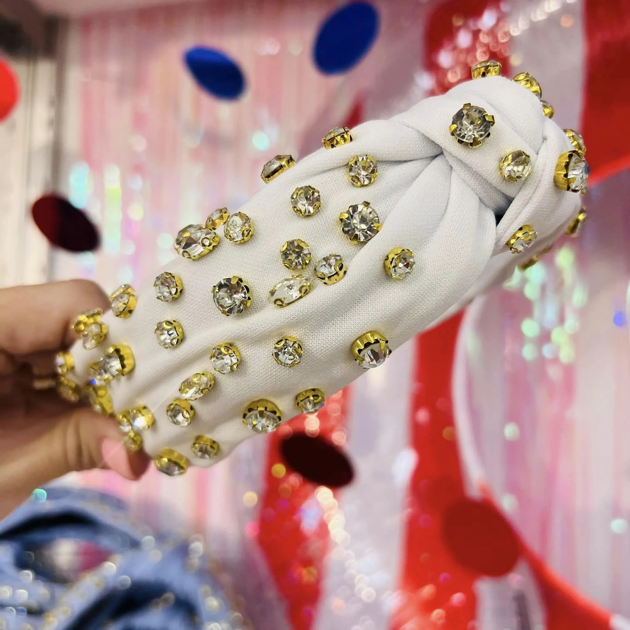 Rhinestone Studded Headbands
