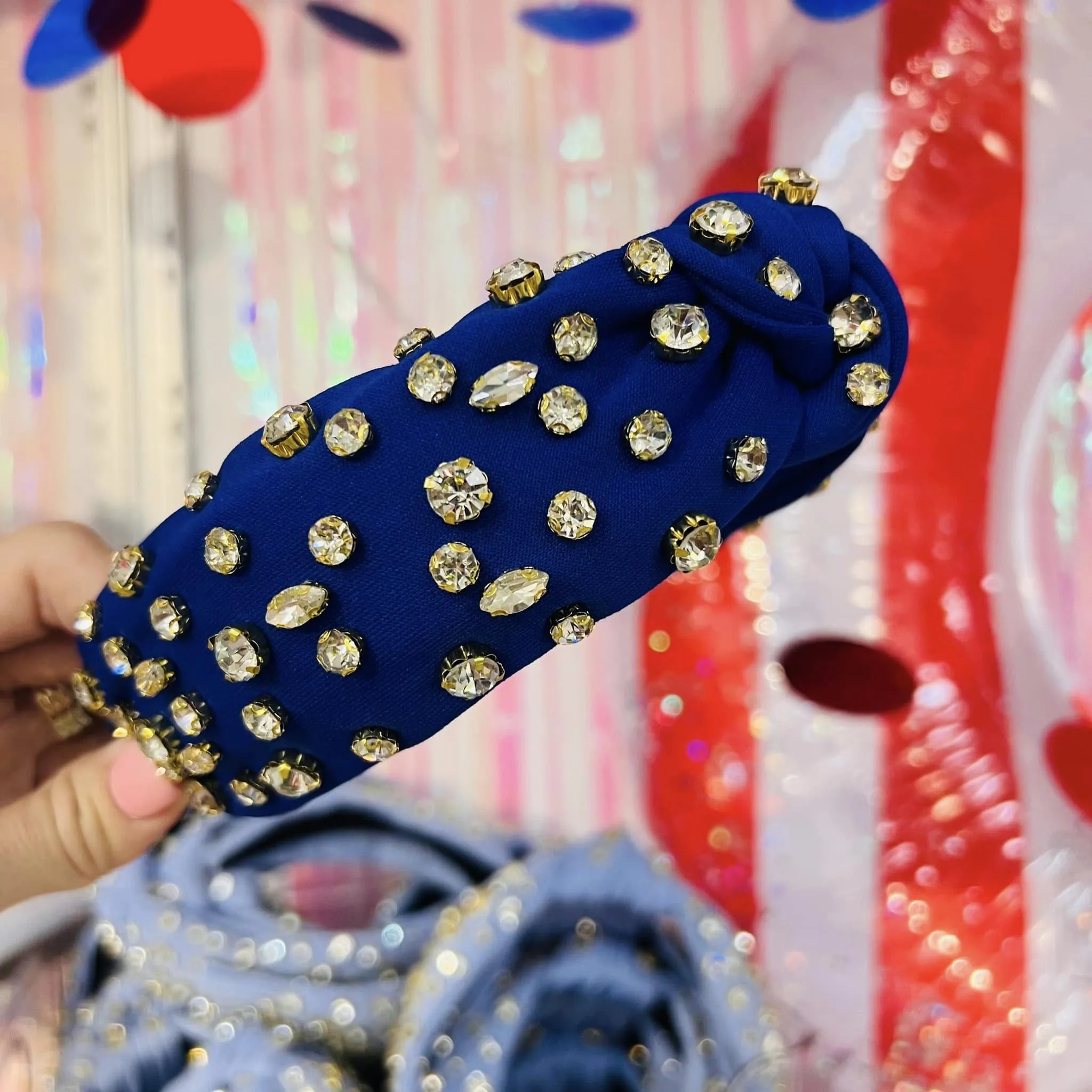Rhinestone Studded Headbands