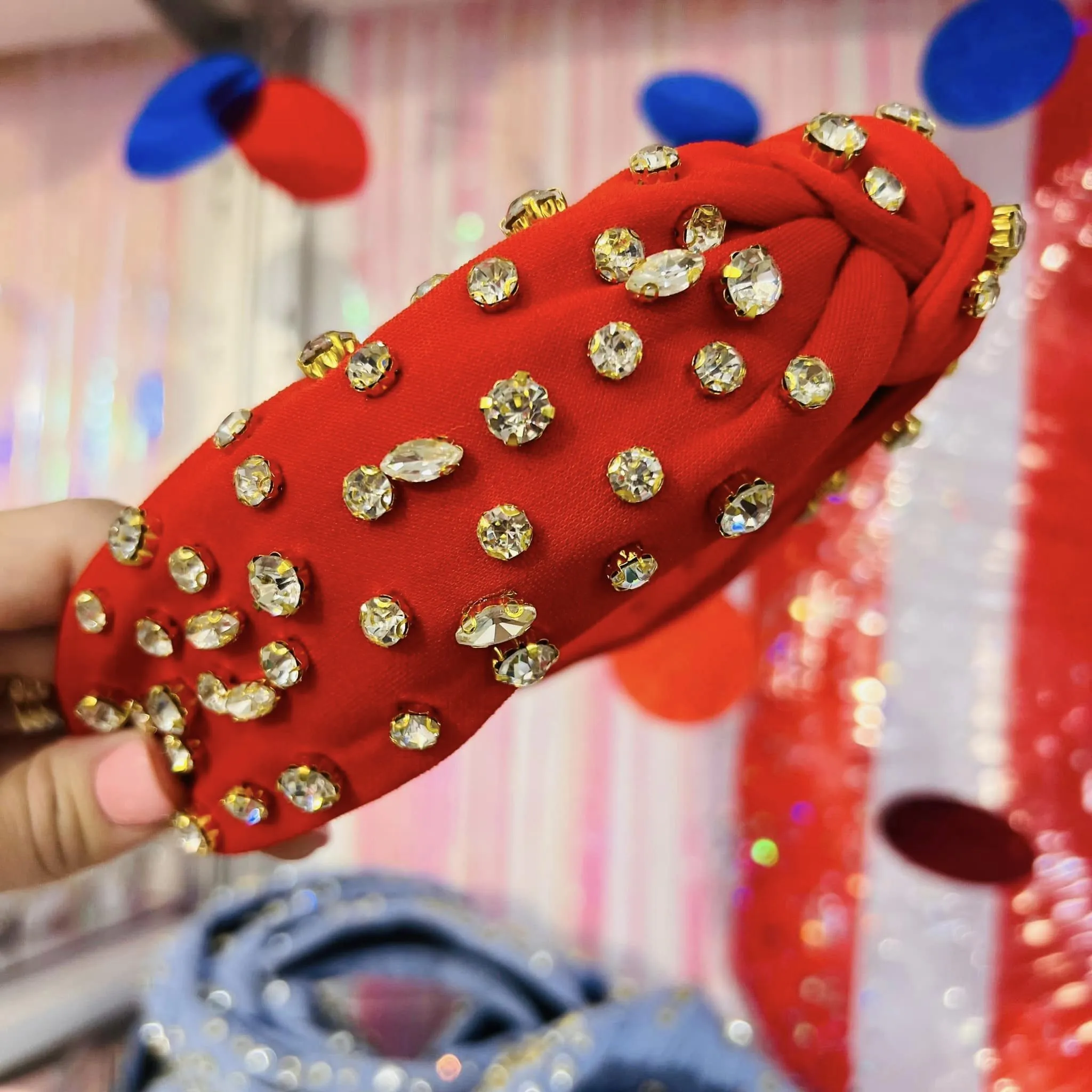 Rhinestone Studded Headbands