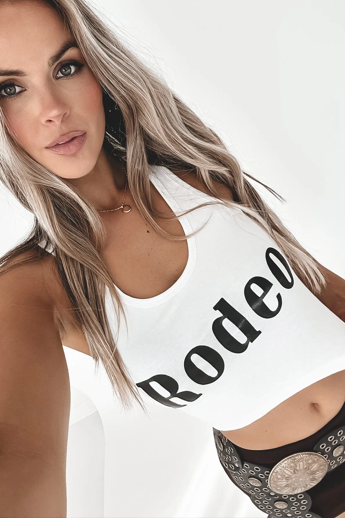 Rodeo Cropped Western Graphic Tank