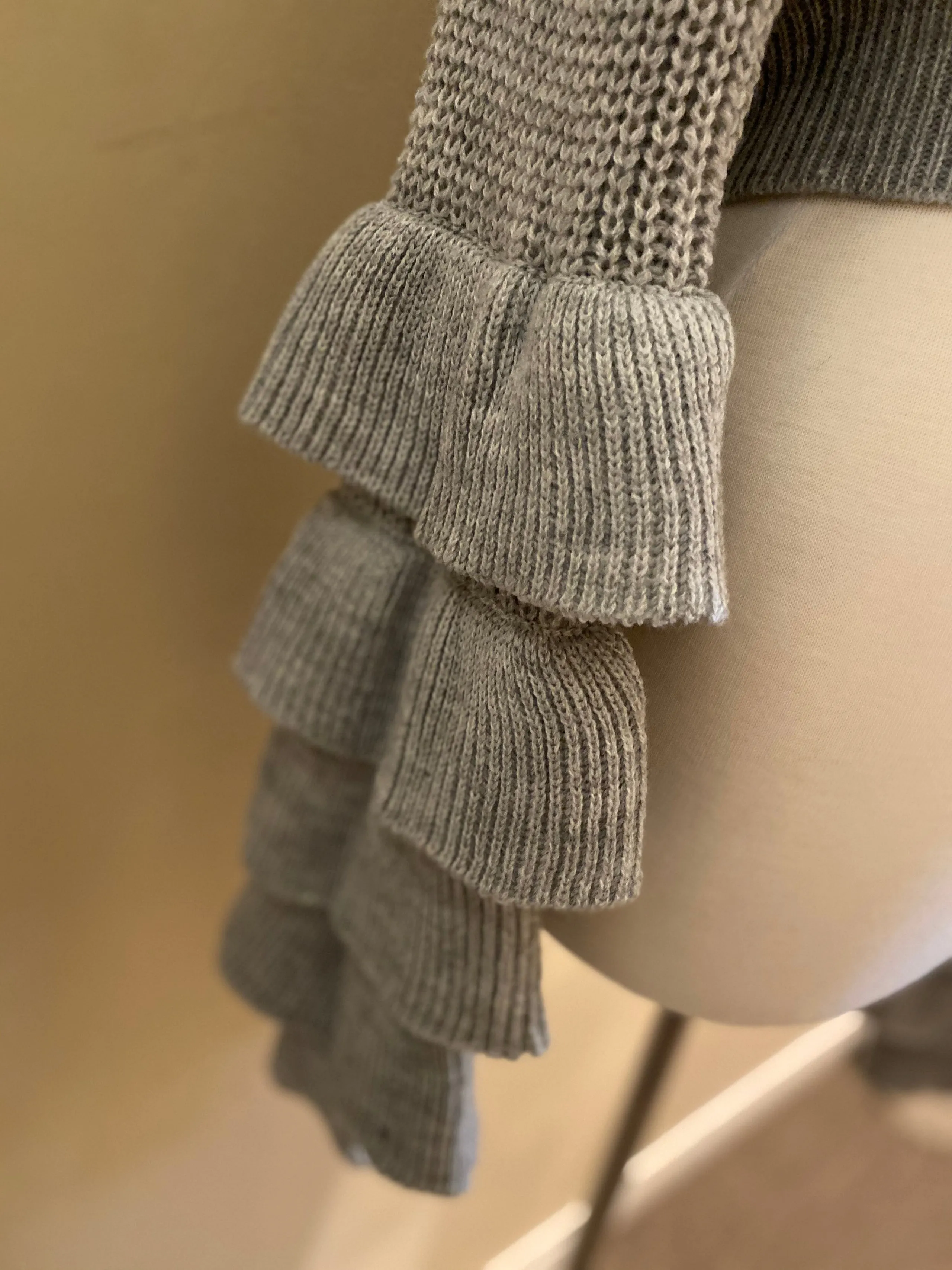 Ruffle Sleeve Sweater