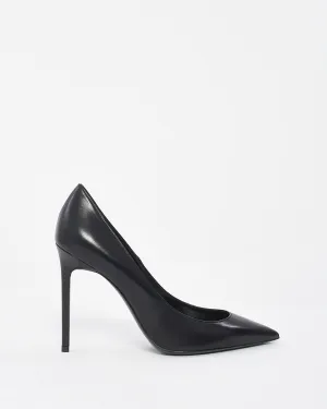 Saint Laurent Black Leather Anja Pumps -39