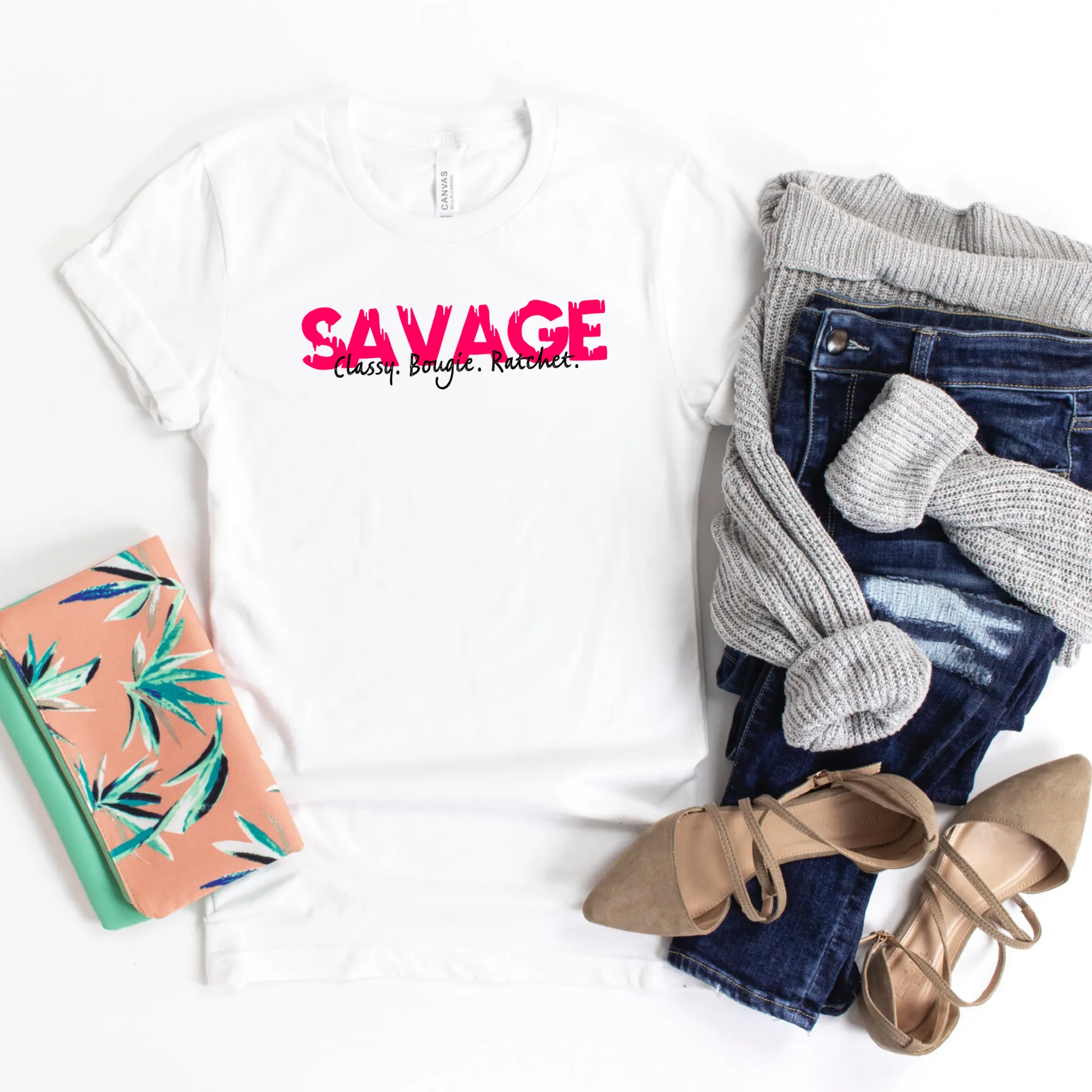 Savage. Classy Bougie Shirt! Boss Chic - Boss Babe