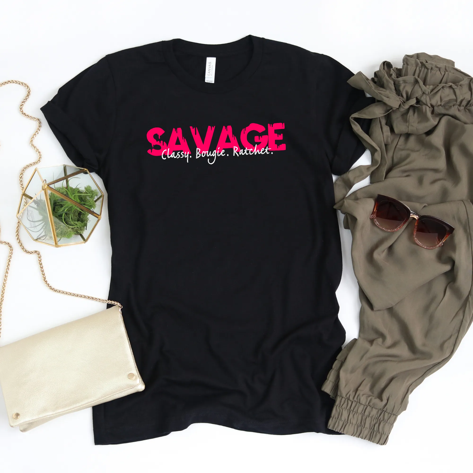 Savage. Classy Bougie Shirt! Boss Chic - Boss Babe