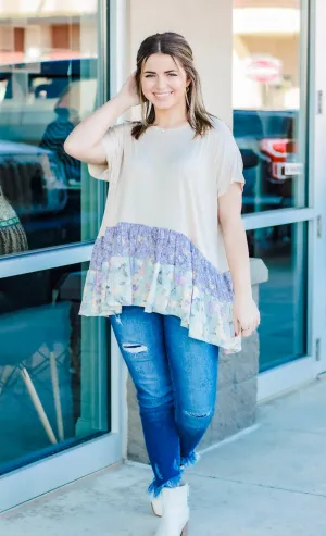 Sew Your Wild Oats Floral Tier Top